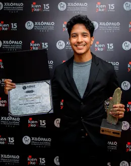 Ganador de la categoría entrevista del Xilópalo 2025 